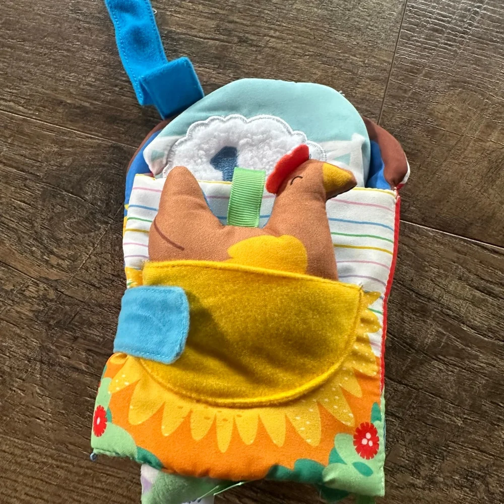 Baby Ms. Rachel Red & White Sensory Learning Farm Toy